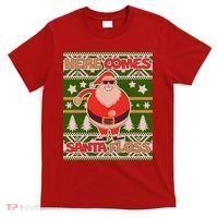 Here Comes Santa Floss Ugly Christmas Sweater T-Shirt thumb 0