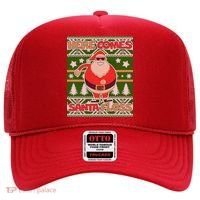 Here Comes Santa Floss Ugly Christmas Sweater Hat thumb 0
