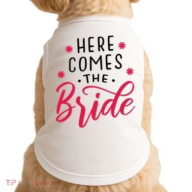 Here Comes The Bride Doggie Tank