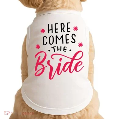 Here Comes The Bride Doggie Tank