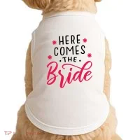 Here Comes The Bride Doggie Tank thumb 0