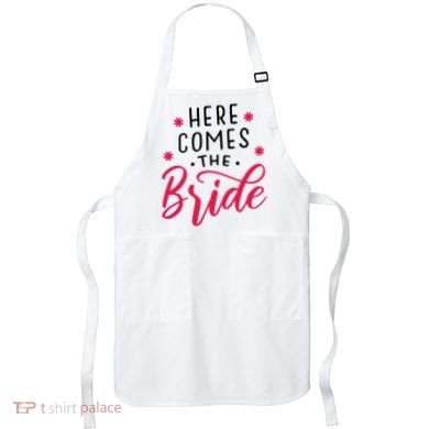 Here Comes The Bride Apron