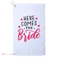 Here Comes The Bride Golf Towel thumb 0