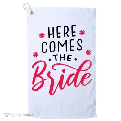 Here Comes The Bride Golf Towel