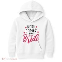 Here Comes The Bride Kids Hoodie thumb 0