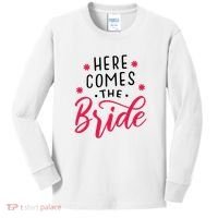Here Comes The Bride Kids Long Sleeve Shirt thumb 0