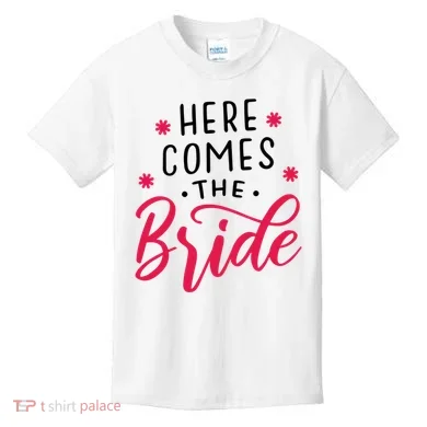 Here Comes The Bride Kids T-Shirt