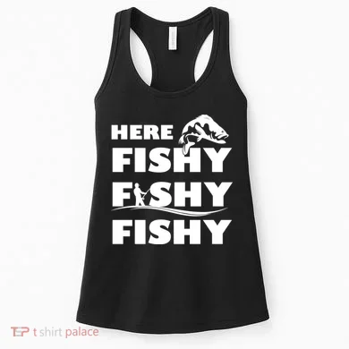 Here Fishy Fishy Fishy Women's Tank Top