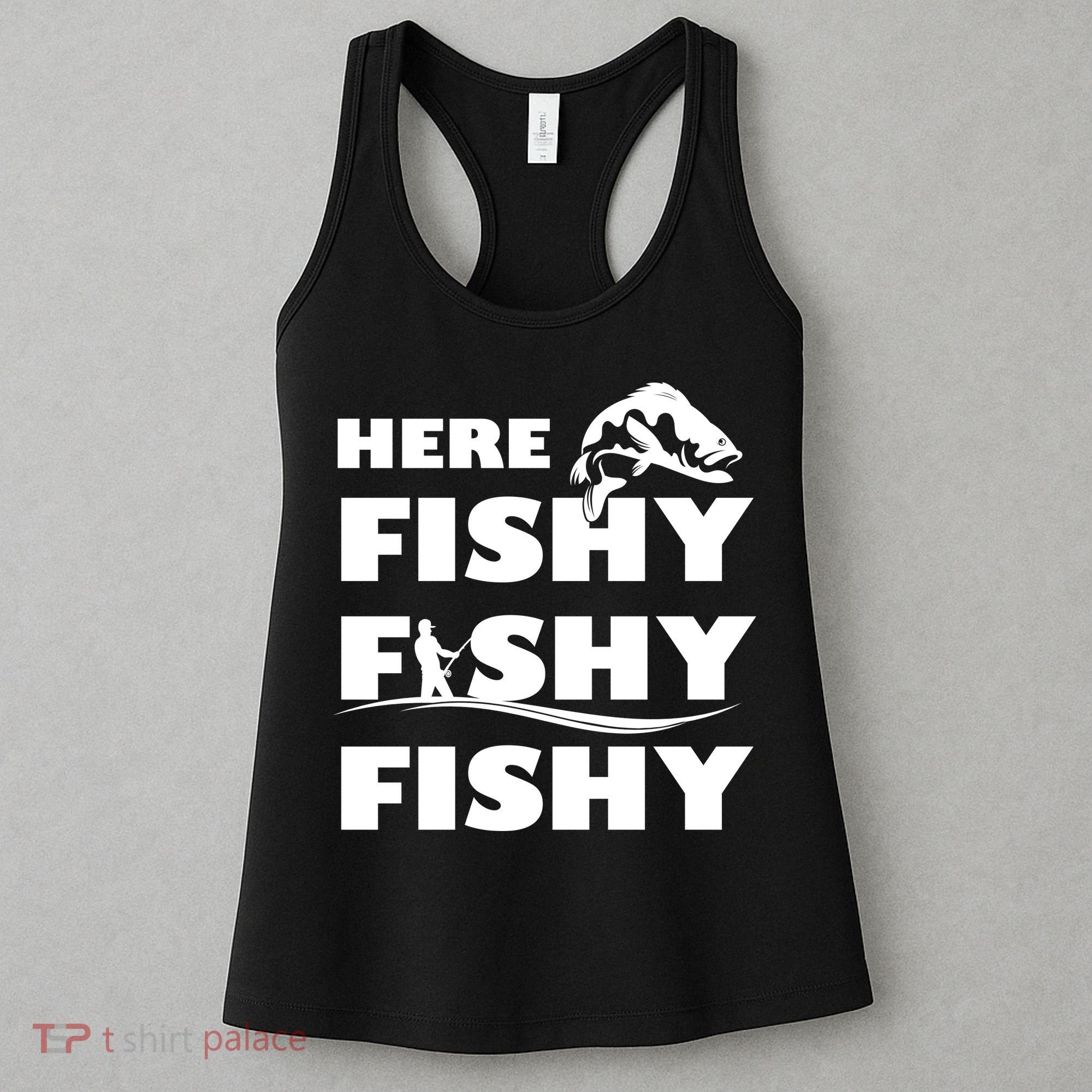 Here Fishy Fishy Fishy Women's Tank Top