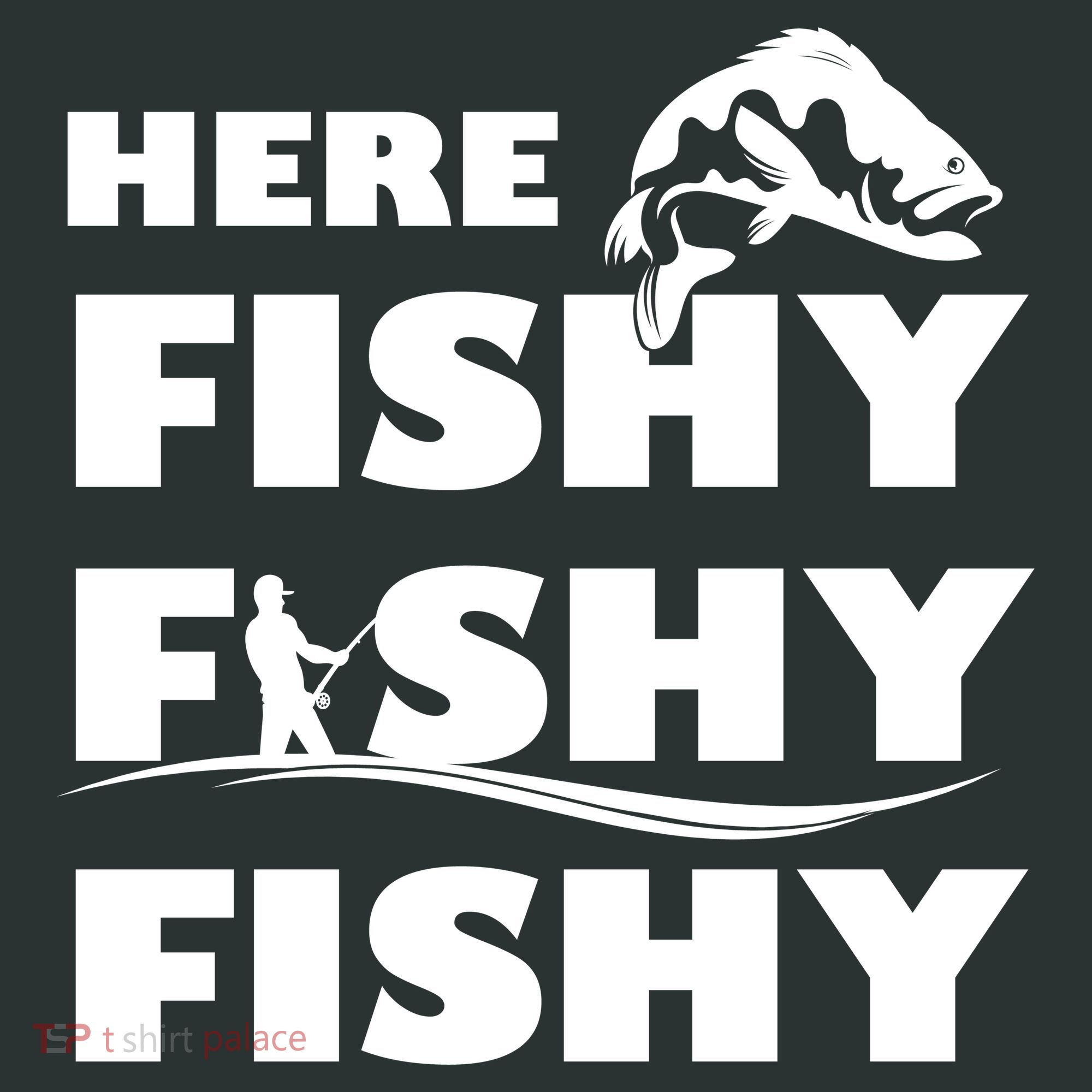 Here Fishy Fishy Fishy Long Sleeve Shirt
