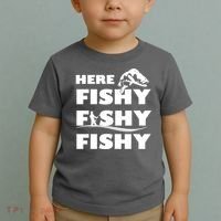Here Fishy Fishy Fishy Toddler T-Shirt thumb 2