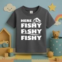 Here Fishy Fishy Fishy Toddler T-Shirt thumb 3