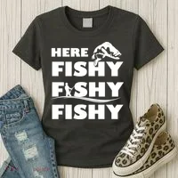 Here Fishy Fishy Fishy Women's T-Shirt thumb 3