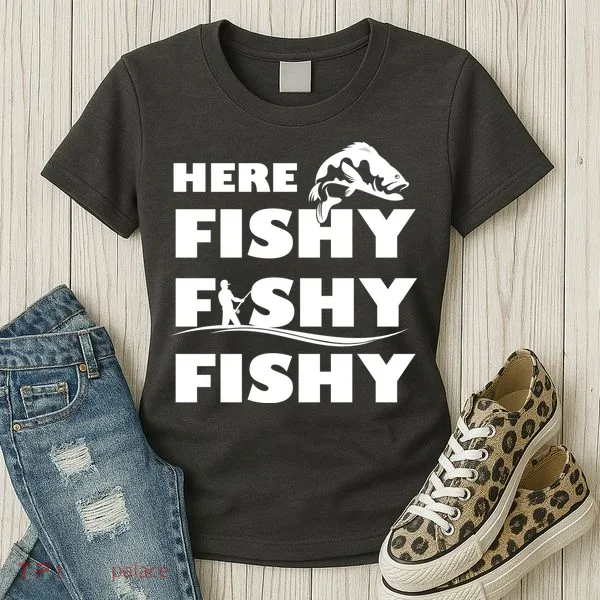 Here Fishy Fishy Fishy Women's T-Shirt
