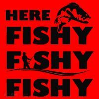 Here Fishy Fishy Fishy Santa Hat thumb 1