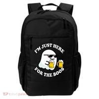 Here For The Boos Funny Halloween Party Backpack thumb 0