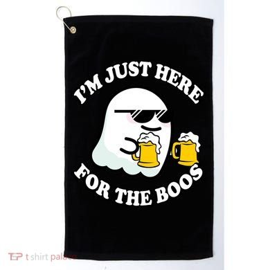 Here For The Boos Funny Halloween Party Golf Towel
