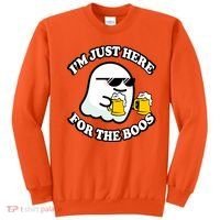 Here For The Boos Funny Halloween Party Sweatshirt thumb 0