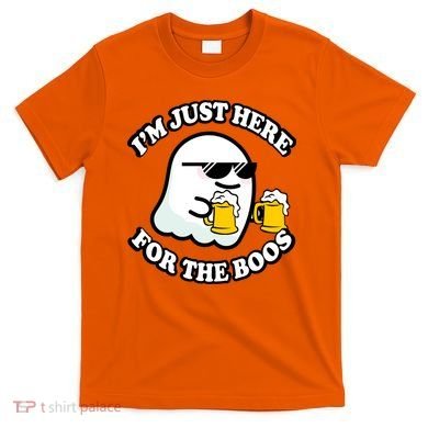 Here For The Boos Funny Halloween Party T-Shirt