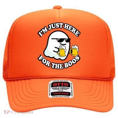 Here For The Boos Funny Halloween Party Hat