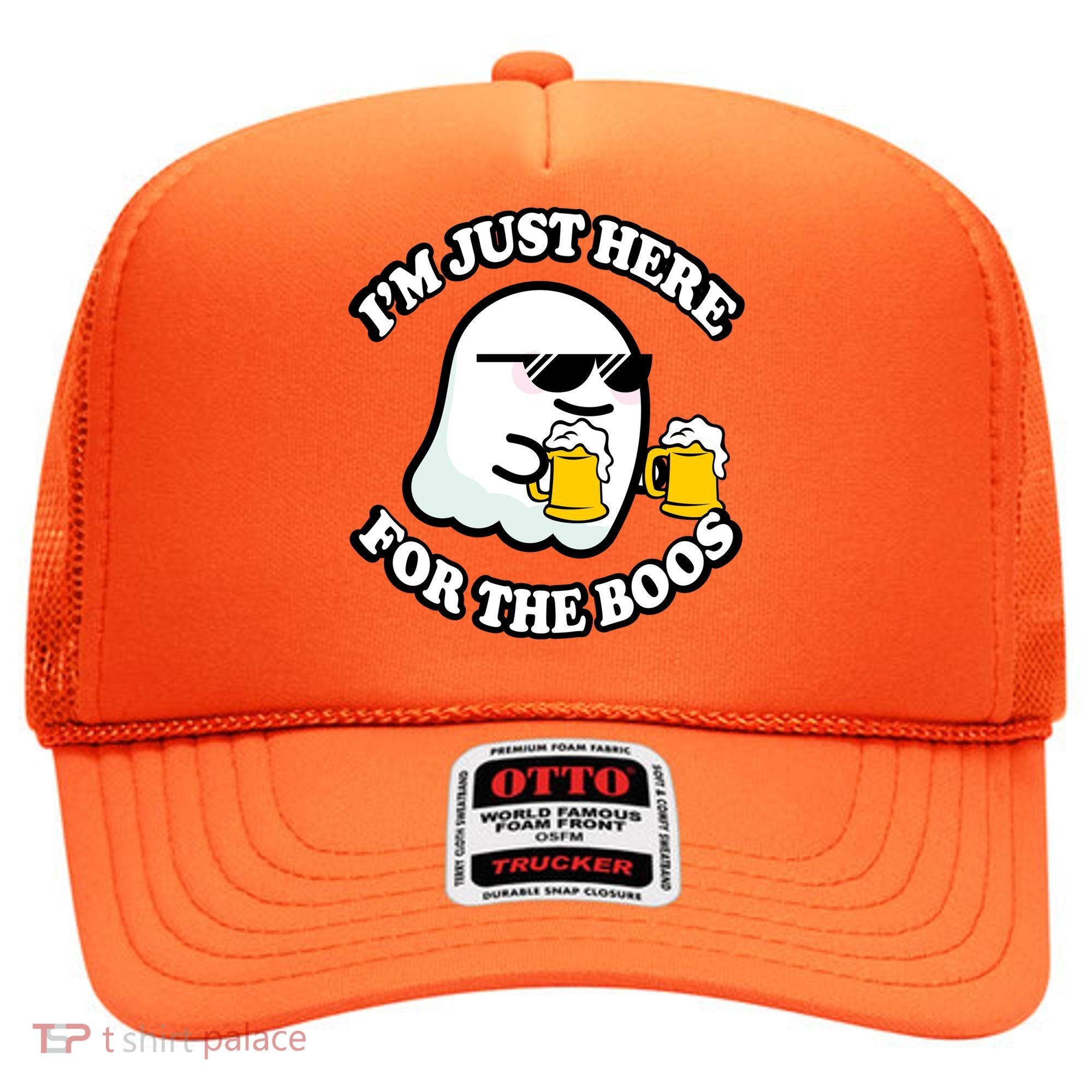 Here For The Boos Funny Halloween Party Hat
