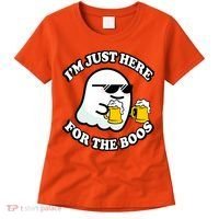 Here For The Boos Funny Halloween Party Women's T-Shirt thumb 0