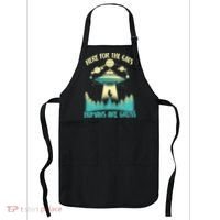 Here For The Cats Humans Are Gross Apron thumb 0