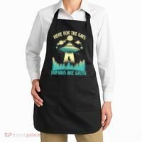 Here For The Cats Humans Are Gross Apron thumb 2