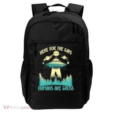 Here For The Cats Humans Are Gross Backpack