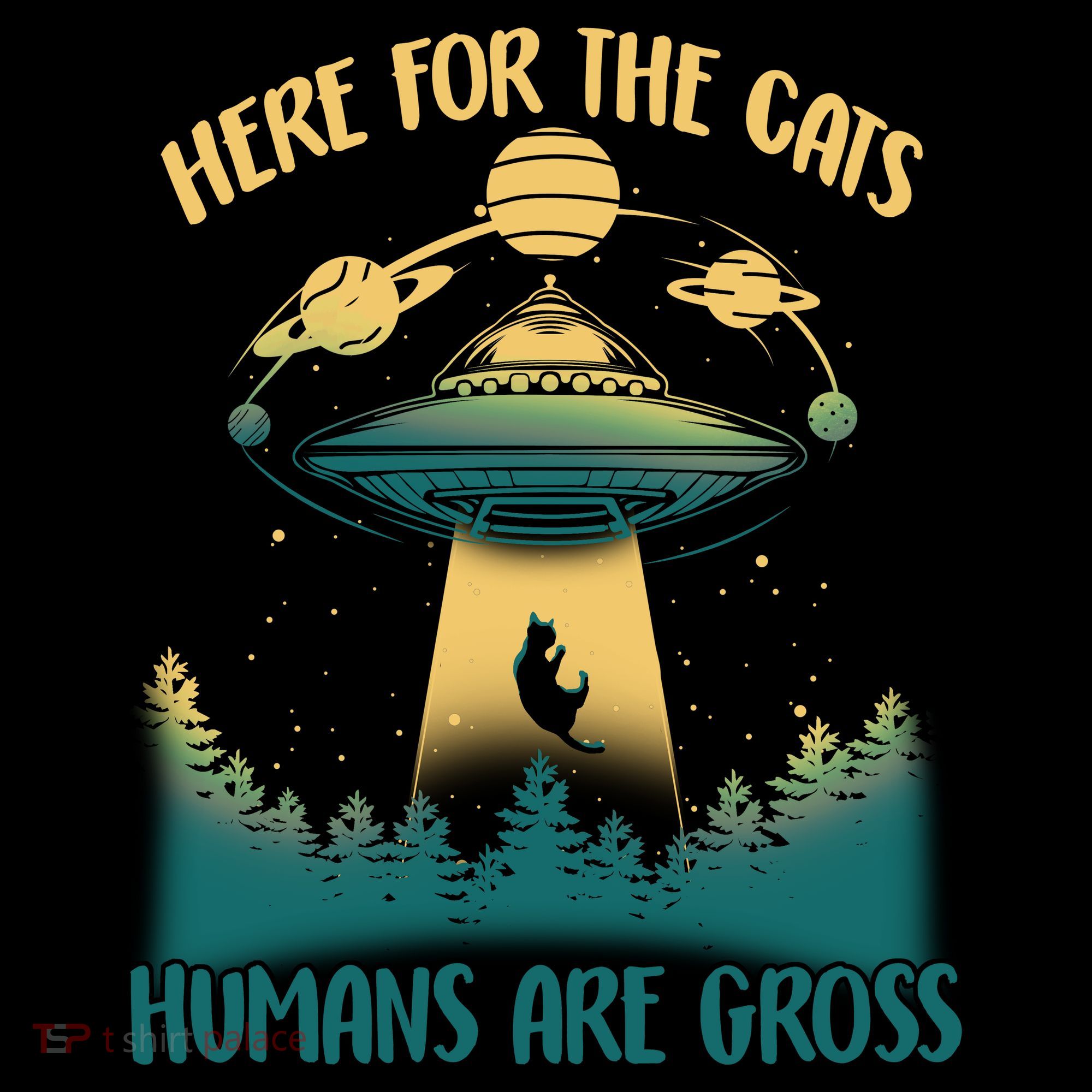 Here For The Cats Humans Are Gross Coffee Mug