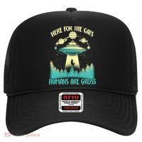 Here For The Cats Humans Are Gross Hat thumb 0