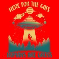Here For The Cats Humans Are Gross Santa Hat thumb 1