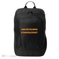Here For The Drinks Travis Kelce's Butt Kansas City City Backpack thumb 0