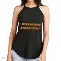 Here For The Drinks Travis Kelce's Butt Kansas City Women's Perfect Tri Rocker Tank thumb 2