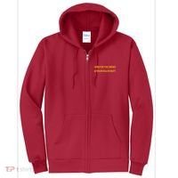 Here For The Drinks Travis Kelce's Butt Kansas City Full Zip Hoodie thumb 0