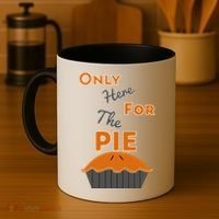 Here For The Pie Funny Thanksgiving Coffee Mug thumb 4