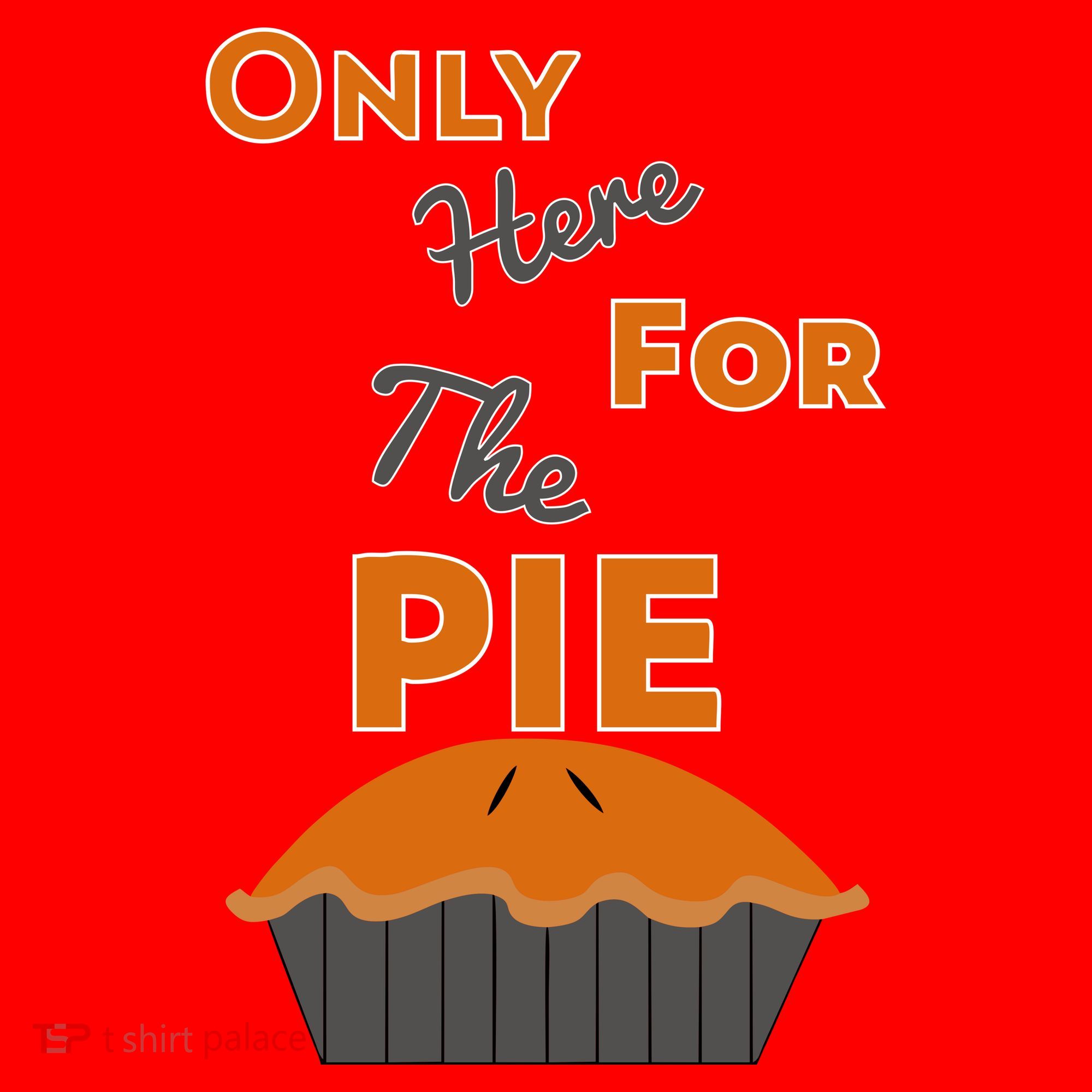 Here For The Pie Funny Thanksgiving Santa Hat