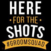 Here For The Shots Groom Squad Backpack thumb 2