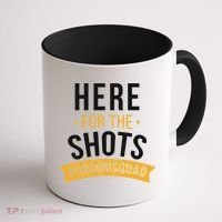 Here For The Shots Groom Squad Coffee Mug thumb 1