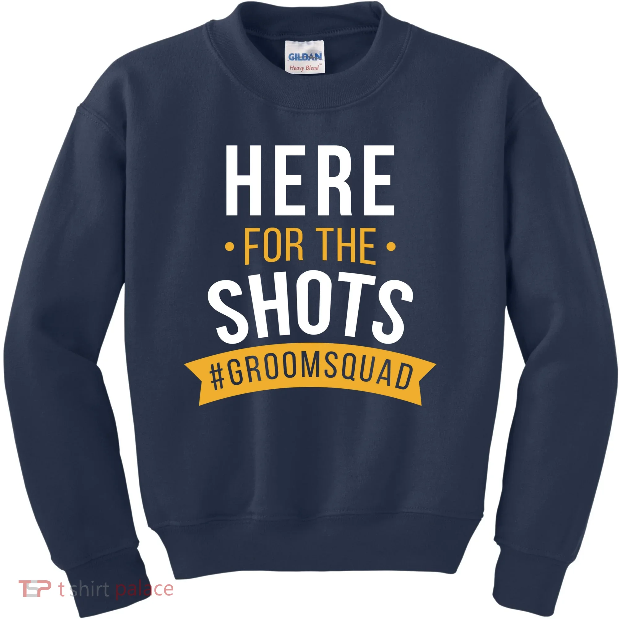 Here For The Shots Groom Squad Kids Sweatshirt
