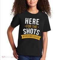 Here For The Shots Groom Squad Kids T-Shirt thumb 2