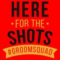Here For The Shots Groom Squad Santa Hat thumb 1