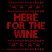 Here For The Wine Ugly Christmas Sweater Coffee Mug thumb 5