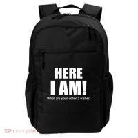 Here I Am! What Are Your Other 2 Wishes? Backpack thumb 0