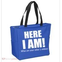 Here I Am! What Are Your Other 2 Wishes? Tote Bag thumb 2