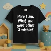 Here I Am, What Are Your Other Two Wishes Toddler T-Shirt thumb 3