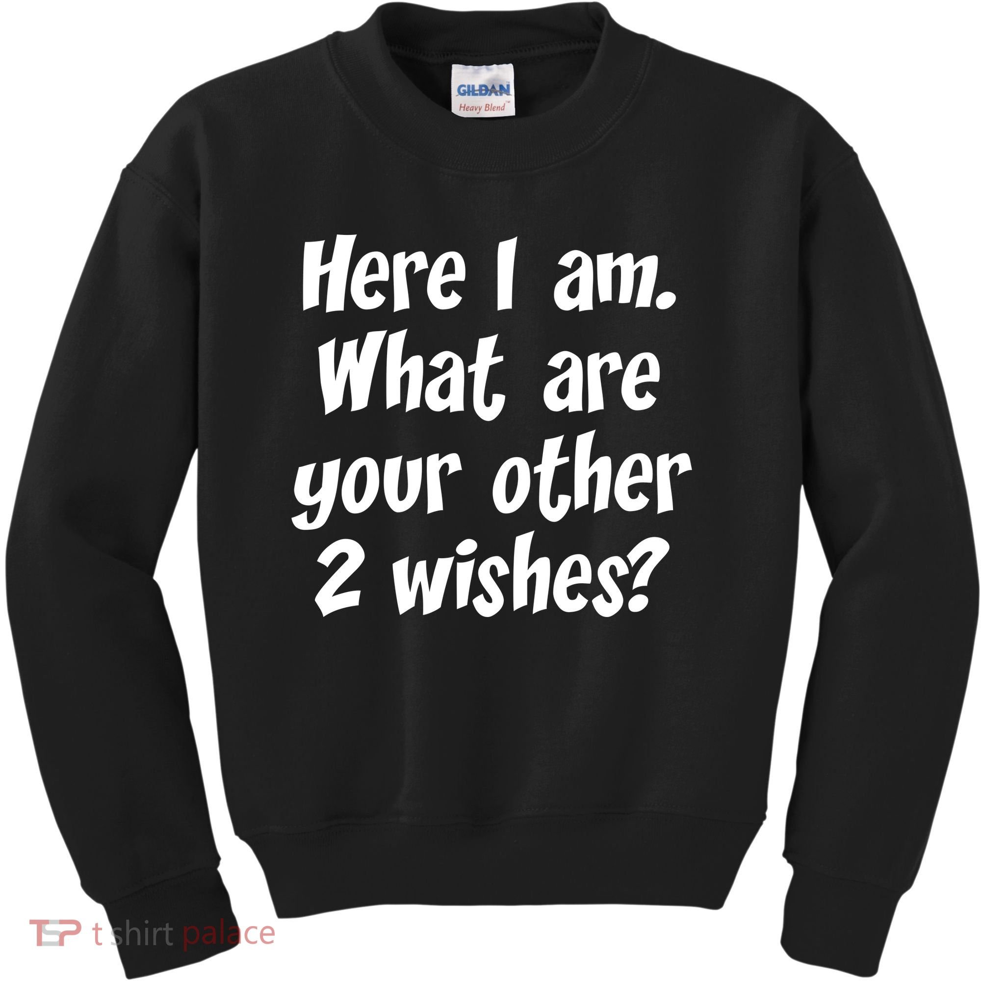 Here I Am, What Are Your Other Two Wishes Kids Sweatshirt