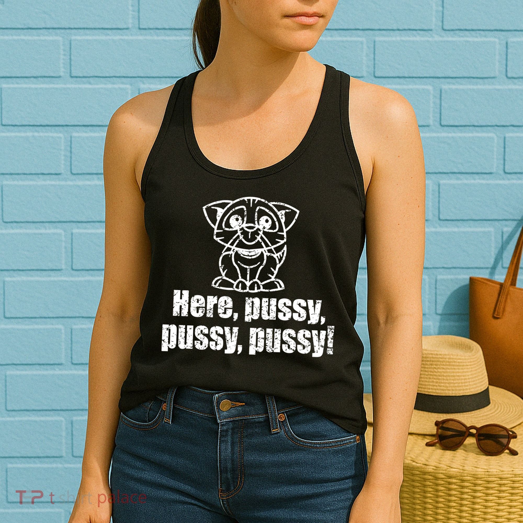 Here Pussy Pussy Pussy Cat Women's Tank Top