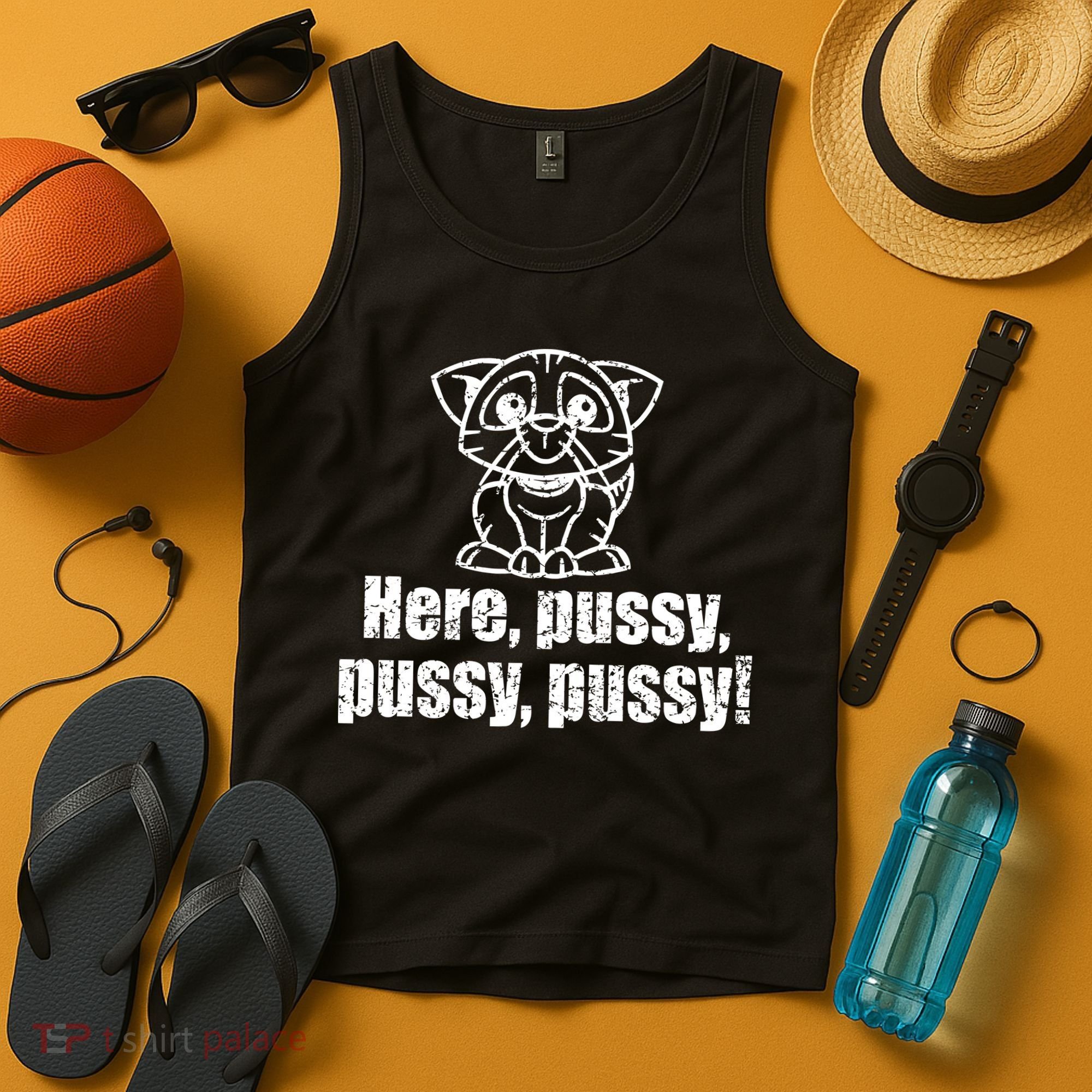 Here Pussy Pussy Pussy Cat Tank Top
