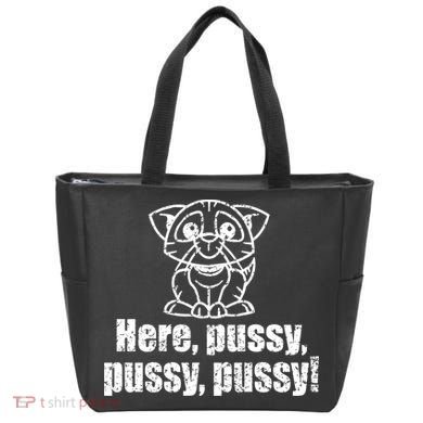 Here Pussy Pussy Pussy Cat Tote Bag